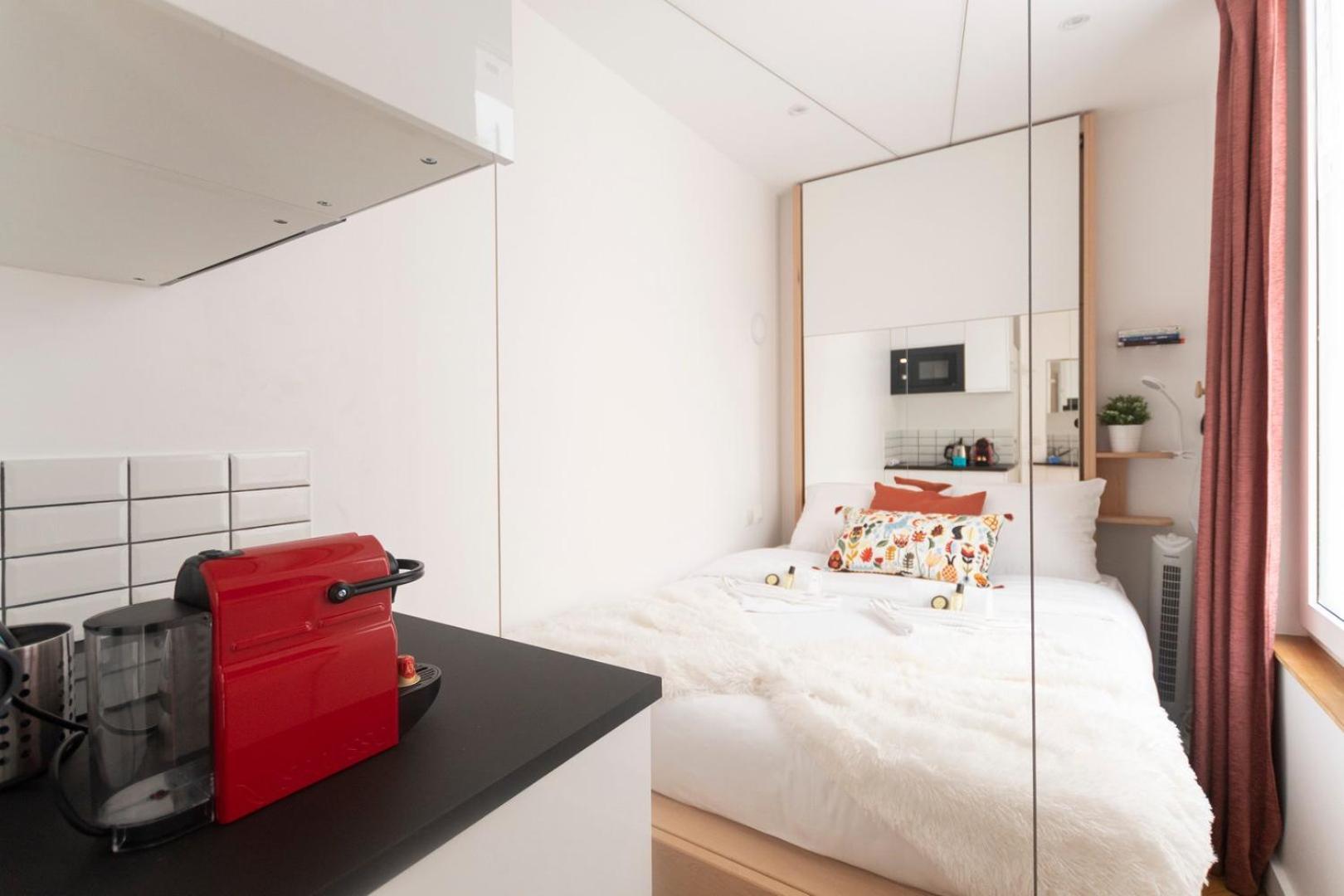 Super Central Mini Studio - 2 Pax, Murphy Bed Paryż Zewnętrze zdjęcie